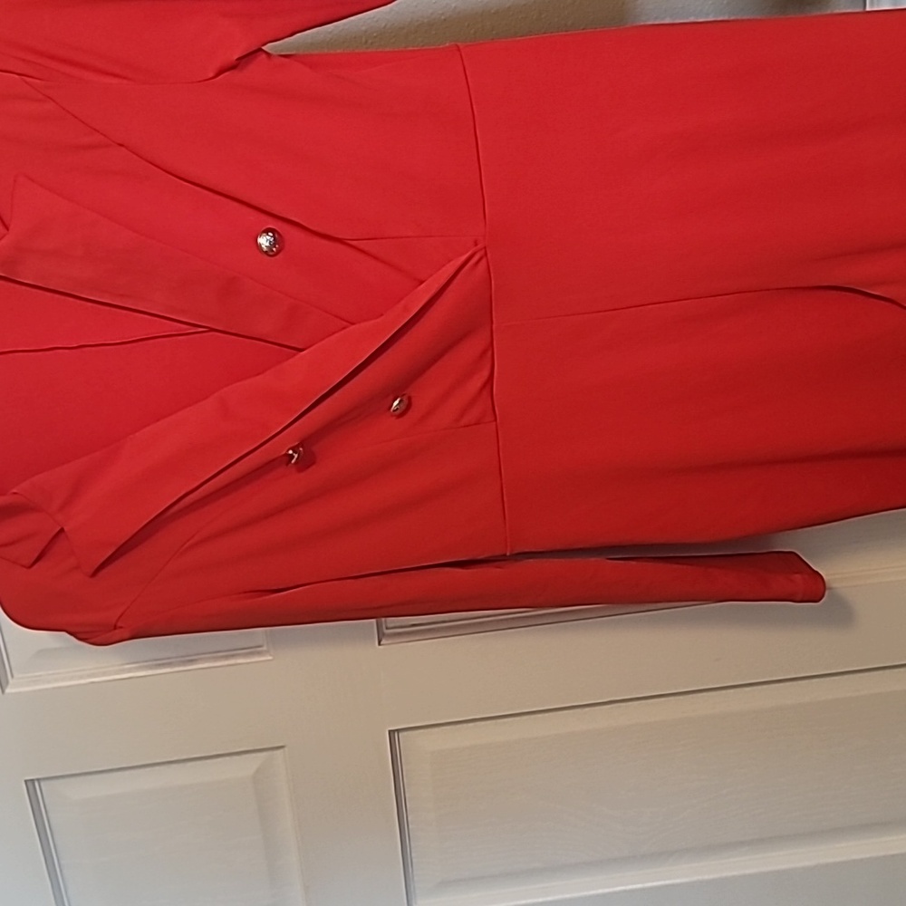 Red one-piece
